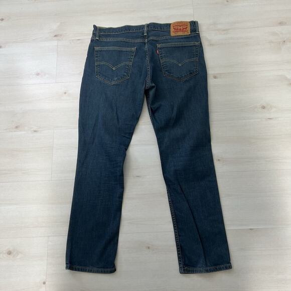 Levi's 501 Jeans Mens Size 36x30 Blue Original Straight Dark Wash Denim - Picture 2 of 11